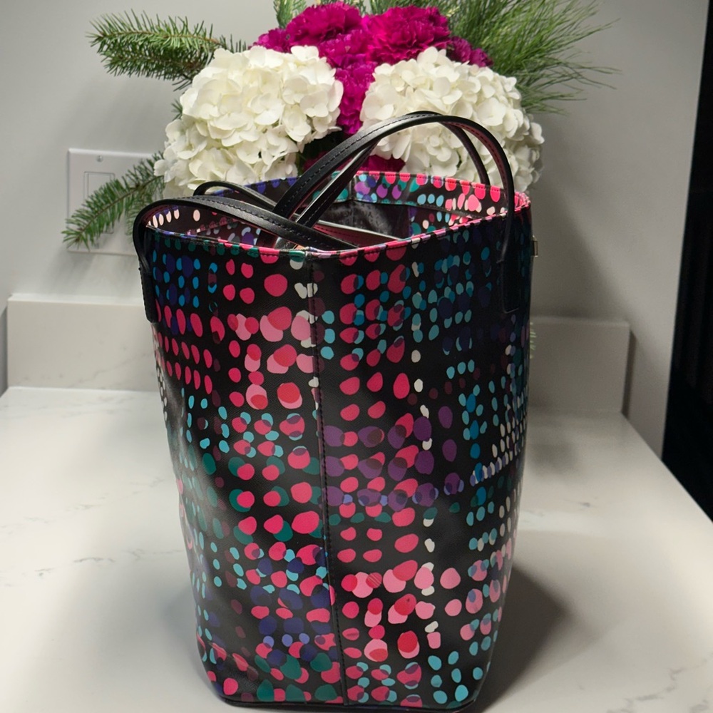 Kate Spade Multicolor Polka Dot Tote - Picture 4 of 14